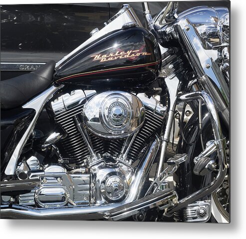 Motorcycle Metal Print featuring the photograph Harley Davidson by Paul Ross