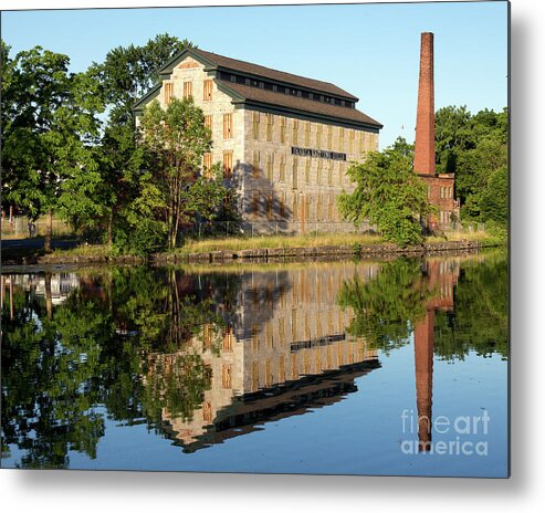 Summer Metal Print featuring the photograph Historic Seneca Knitting Mill by Rod Best