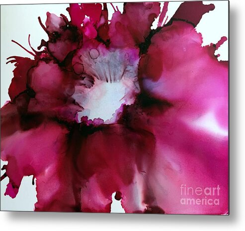 Floral Metal Print featuring the painting Hope by Beth Kluth
