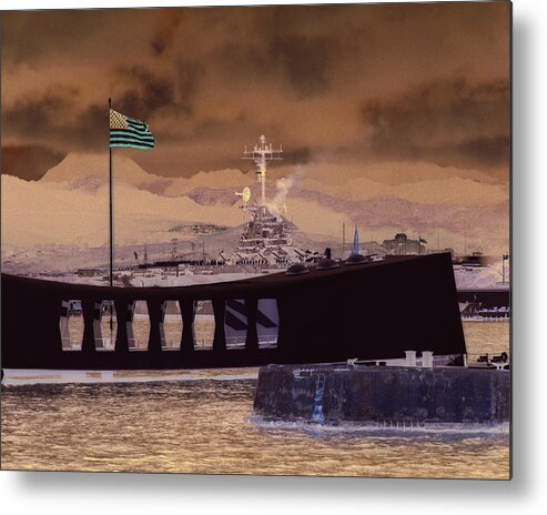 Hawaii Metal Print featuring the photograph Hornet in Pearl by Mike Ray