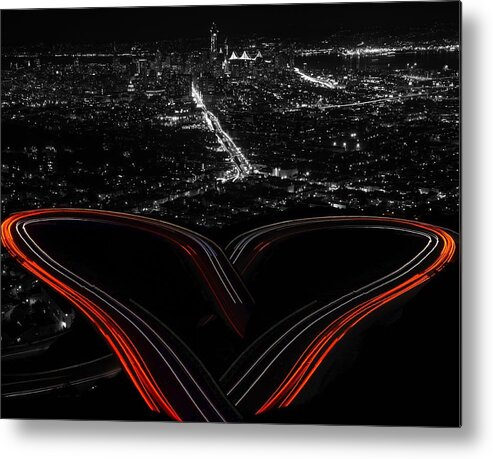 San Francisco Metal Print featuring the photograph I Left My Heart in San Francisco by Rand Ningali