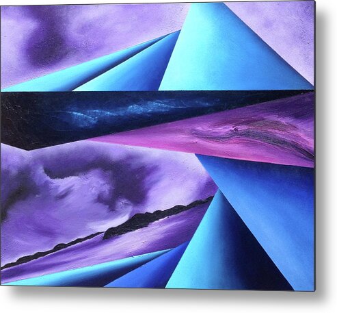  Metal Print featuring the painting Immense of teh Universe II by Ara Elena