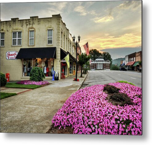 Morning Metal Print featuring the photograph July 4th In Murphy North Carolina by Greg and Chrystal Mimbs