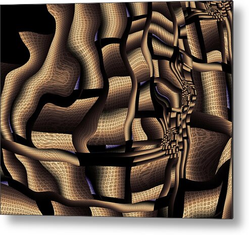 Vic Eberly Metal Print featuring the digital art Just Around the Corner by Vic Eberly