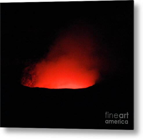 Fire Metal Print featuring the photograph Kilauea Volcano Hawaii by Elizabeth Hoskinson