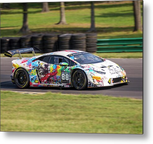 Life Is Beautiful Metal Print featuring the photograph Lamborghini Proto Mullins by Alan Raasch