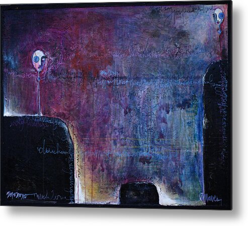 Laurie Maves Metal Print featuring the painting Lollipop Love No. 3 by Laurie Maves ART