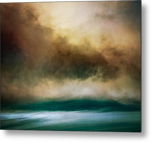 Lc Bailey Metal Print featuring the mixed media Lost at Sea by Lonnie Christopher