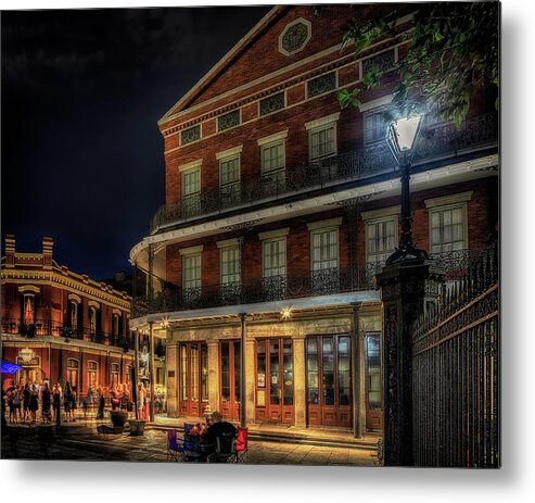 Pontalba Building Metal Print featuring the photograph Lower Pontalba Building by Susan Rissi Tregoning