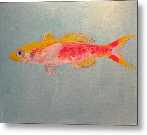 Luzonichthys Seaver Metal Print featuring the painting Luzonichthys seaver by Eduard Meinema