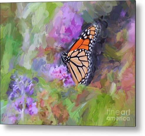 Monarch Metal Print featuring the photograph Magical Monarch Butterfly by Kerri Farley