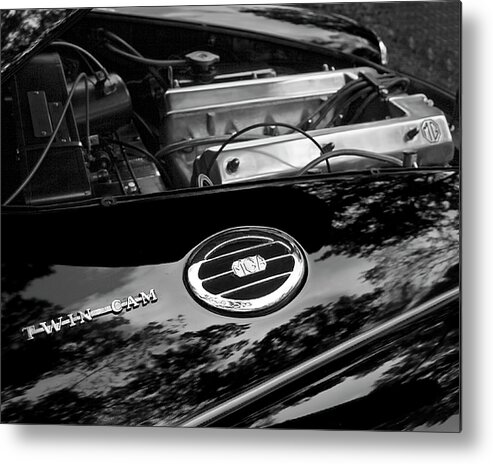 Mga Metal Print featuring the photograph MGA Twin Cam by Alan Raasch