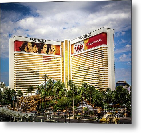 Vegas Metal Print featuring the photograph Mirage Beatles by Perry Webster