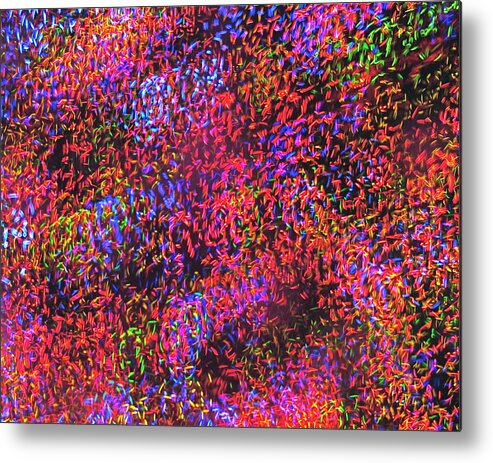 Abstract Metal Print featuring the photograph Moodscape 3 by Sean Griffin