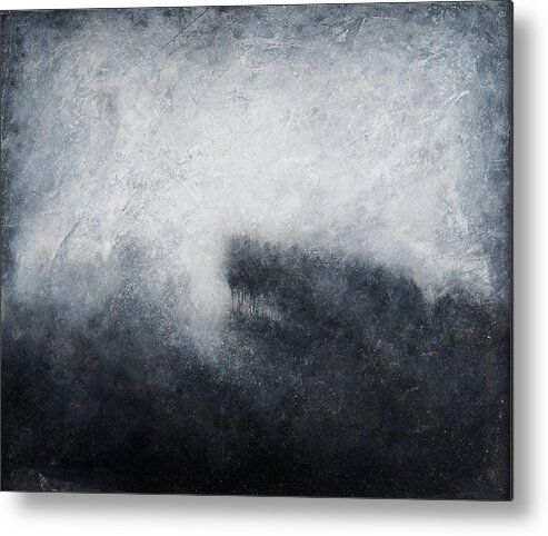 Painting Metal Print featuring the painting Morning Mist 1 by Christian Klute