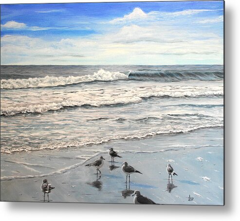 Mrytle Beach Metal Print featuring the painting Mrytle Beach by Mike Ivey