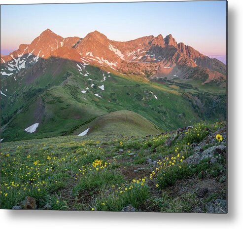 Colorado Metal Print featuring the photograph Neversummer Sunrise by Aaron Spong