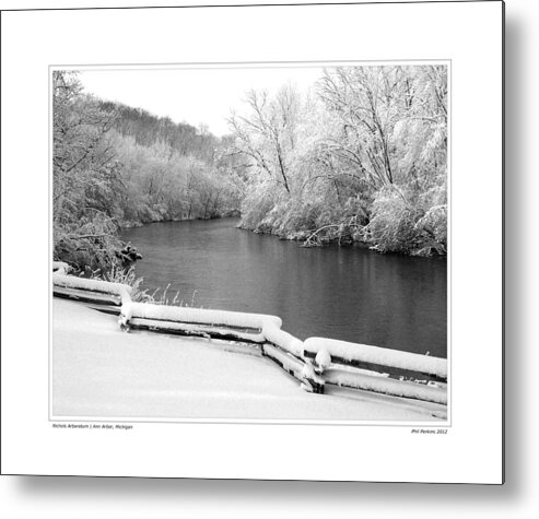 Photo Metal Print featuring the photograph Nichols Arboretum #5 by Phil Perkins