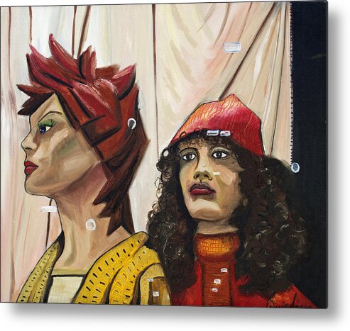 People Metal Print featuring the painting Nina and Star by Patricia Arroyo