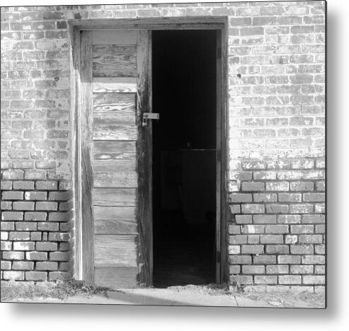 Brick Wall Metal Print featuring the photograph Old Belk Building in Great Falls, SC 4 by Joseph C Hinson