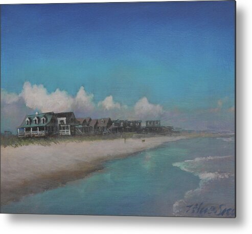 Pawley's Island Metal Print featuring the painting Old Pawleys by Blue Sky