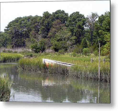Boat Metal Print featuring the photograph Old Rowboat by George Jones