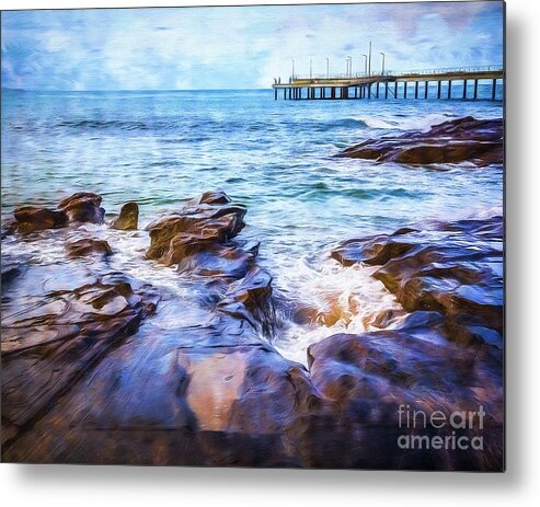 Rocks Metal Print featuring the photograph On the Rocks by Perry Webster