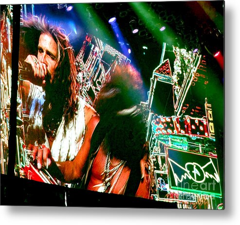 Digital Photography Metal Print featuring the photograph One Way Street. Aerosmith Live by Tanya Filichkin