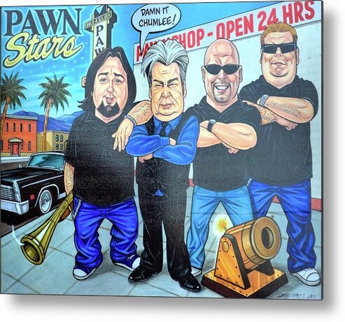 Pawn Stars Metal Print featuring the photograph Pawn Stars in Las Vegas by Tatiana Travelways