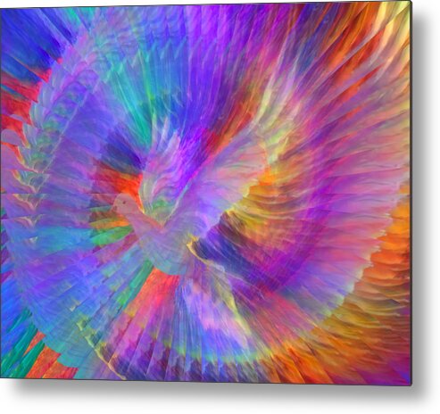 Peace Metal Print featuring the digital art Peace In Our Lifetime 100-B by Artistic Mystic