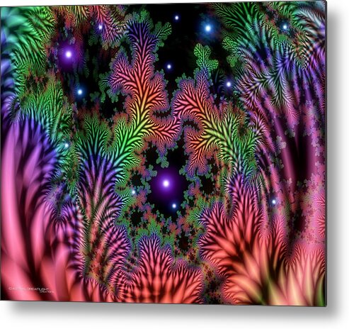 Abstract Metal Print featuring the painting Personal Growth by Dreamlight Creations
