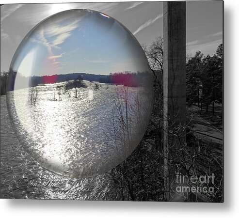 Photoshop Metal Print featuring the photograph Point Of View by Melissa Messick