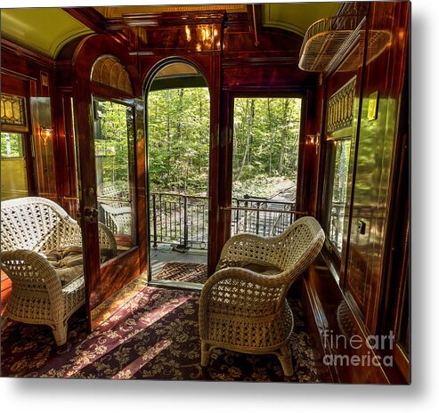 Art Metal Print featuring the photograph Pullman Porch by Phil Spitze