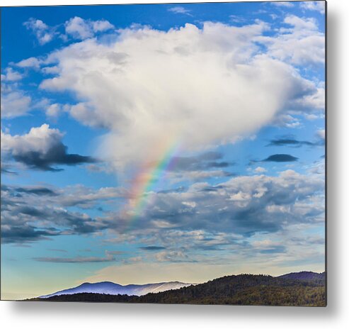 Rainbow Metal Print featuring the photograph Rainbow Tail by Tim Kirchoff