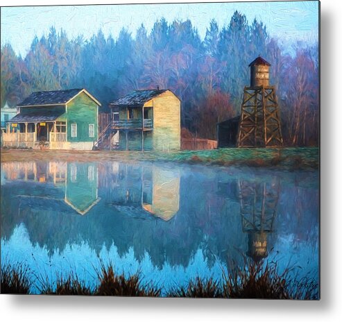 Reflections Of Hope Metal Print featuring the painting Reflections Of Hope - Hope Valley Art by Jordan Blackstone