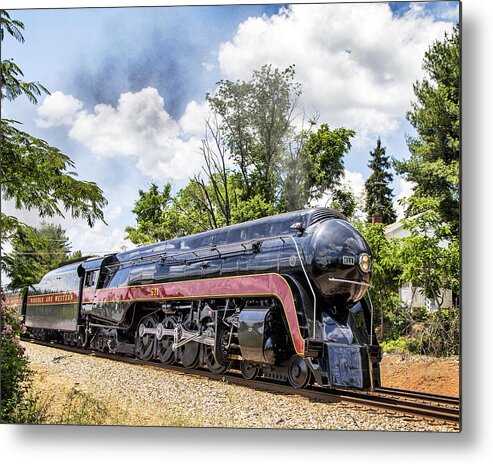 Train Metal Print featuring the photograph Return of the J611 by Alan Raasch