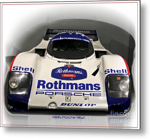 Rothmans Porsche Metal Print featuring the photograph Rothmans Porche by Tom Griffithe