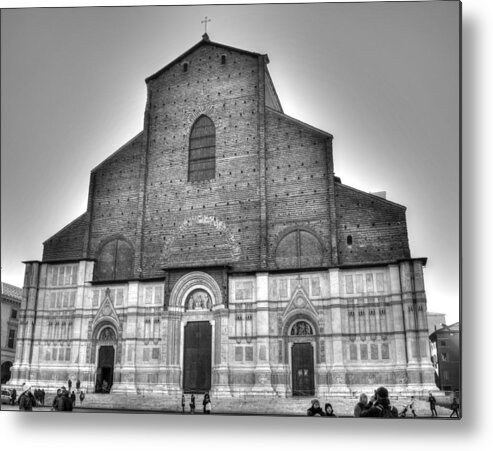 Basilica Metal Print featuring the photograph San Petronio Basilica by Bill Hamilton
