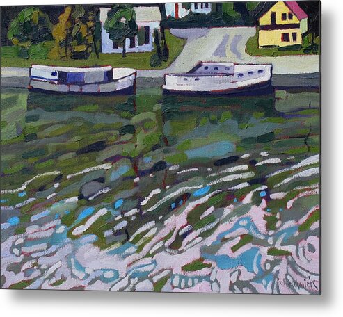 891 Metal Print featuring the painting Saugeen Shores by Phil Chadwick
