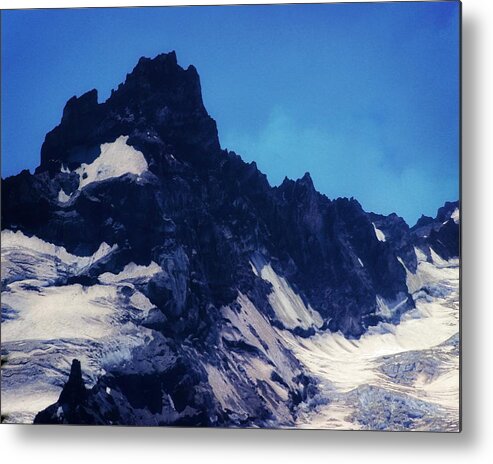 Mt. Ranier Metal Print featuring the photograph Screaming Yeti by Timothy Bulone