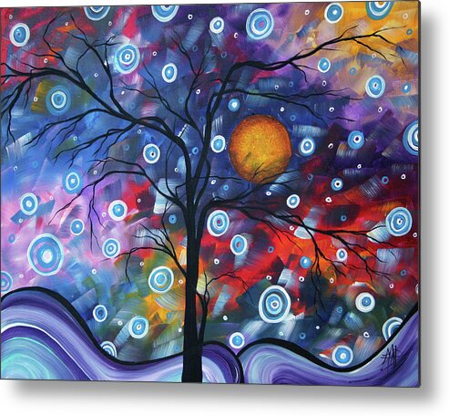 112310 Metal Print featuring the painting See the Beauty by Megan Aroon