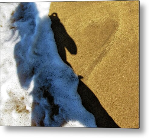 Shadow Metal Print featuring the photograph Self-Portrait No. 1 by Kathy Corday