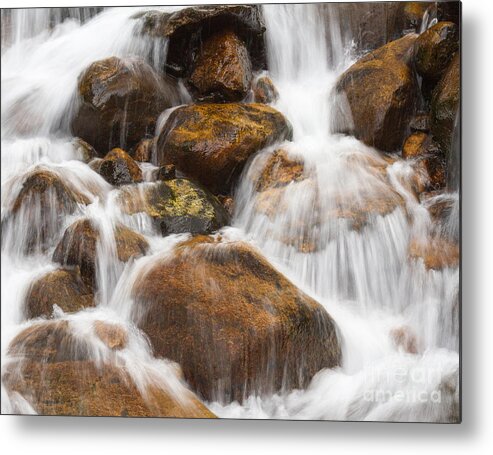 Waterfall Metal Print featuring the photograph Serenity Central by Chris Scroggins