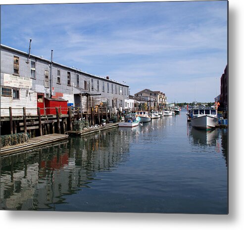 Harbor Metal Print featuring the photograph Serenity of the Harbor by Lynda Lehmann