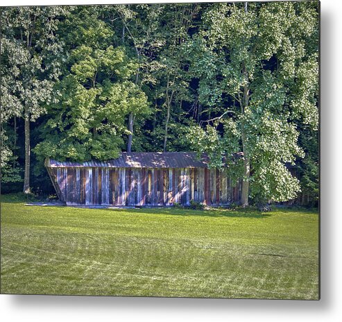 America Metal Print featuring the photograph Shade Covered Bridge by Jack R Perry