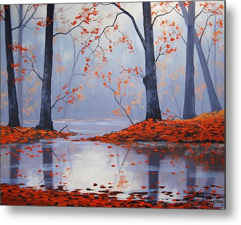  Fall Metal Print featuring the painting Silent Autumn by Graham Gercken