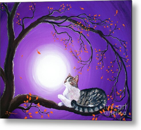 Original Metal Print featuring the painting Skye by Laura Iverson