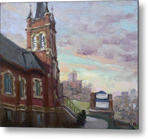 St John's Dixie Metal Print featuring the painting St John's Dixie by Ylli Haruni