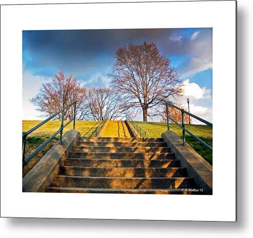 Stairway Metal Print featuring the photograph Stairway To Federal Hill by Brian Wallace