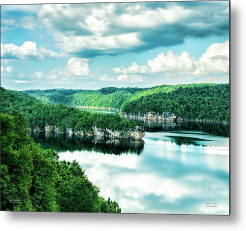 Summersville Metal Print featuring the photograph Summertime At Long Point by Mark Allen